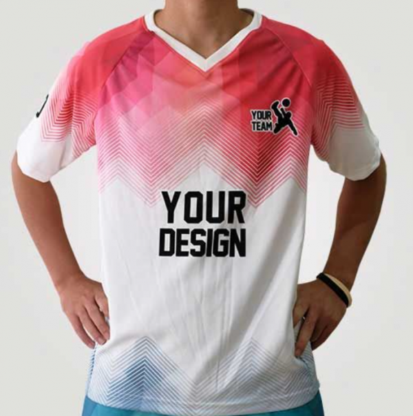 Baju futsal dengan motif urban streetwear